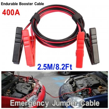 VODOOL 2.5m Car Auto Battery Jump Cable Vehicle Van Emergency Power Charging Booster Cord Jump Start Leads Cable With Clip Clamp