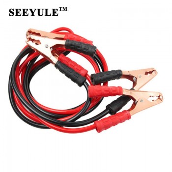 2pcs/set SEEYULE 500AMP Booster Cable Car Battery Line Truck Off Road Auto Car Jumping Cables Universal Battery wire