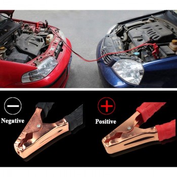 2pcs/set SEEYULE 500AMP Booster Cable Car Battery Line Truck Off Road Auto Car Jumping Cables Universal Battery wire