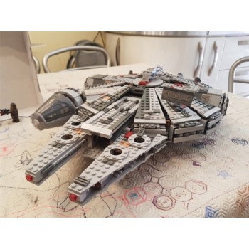 Stars Wars Model Building Blocks Set Millennium Falcon Figure Toys Compatible Legoingly StarWars Gift Toys For Children