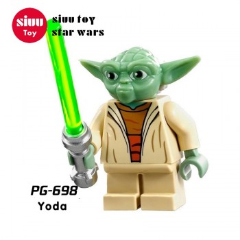 LegoINGly Star Wars Building Blocks starwars Jedi Chewbacca Han Yoda Darth Vader Obi Wan Models Mini Toys Figures for children