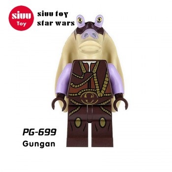 LegoINGly Star Wars Building Blocks starwars Jedi Chewbacca Han Yoda Darth Vader Obi Wan Models Mini Toys Figures for children
