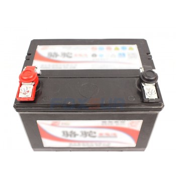 FOXSUR 100A Insulative Battery Terminal Clamp Connector 12V Car Battery Isolative Terminal with Thick Plastic case 2 pair