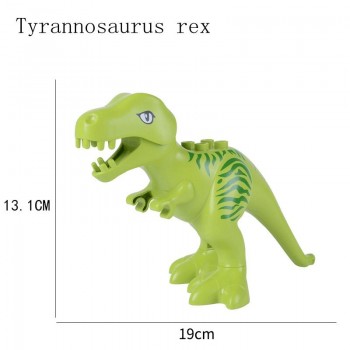 Legoing Duploe Animal Series Model Figures Big Building Blocks Animals Educational Toys For Children Gift Legoings Dinosaur Toys