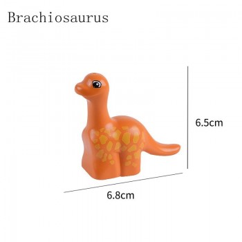 Legoing Duploe Animal Series Model Figures Big Building Blocks Animals Educational Toys For Children Gift Legoings Dinosaur Toys