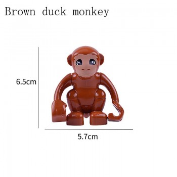 Legoing Duploe Animal Series Model Figures Big Building Blocks Animals Educational Toys For Children Gift Legoings Dinosaur Toys