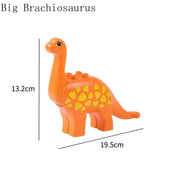 Legoing Duploe Animal Series Model Figures Big Building Blocks Animals Educational Toys For Children Gift Legoings Dinosaur Toys