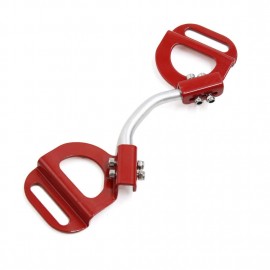 uxcell Red Adjustable Car Automobile Battery Hold Tie Down Clamp Mount Bracket Holder