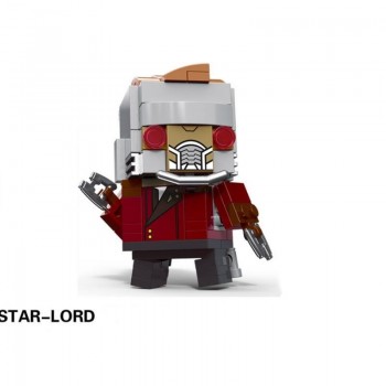 New Brickheadz Legoinglys Figures Super Hero DC Justice League Brick Heads Iron Man Spider Man Building Blocks Kids Toys
