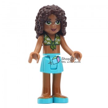 Single Sale Princess Minifigured Girls Dolls Belle Beast Mulan Anna Elsa Cinderlla Movie Building Blocks Toys For Children Gift