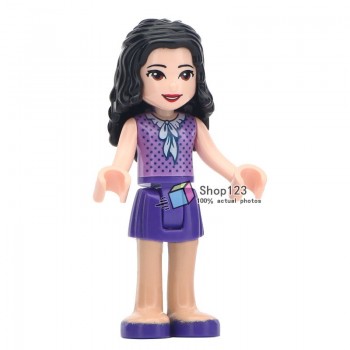 Single Sale Princess Minifigured Girls Dolls Belle Beast Mulan Anna Elsa Cinderlla Movie Building Blocks Toys For Children Gift