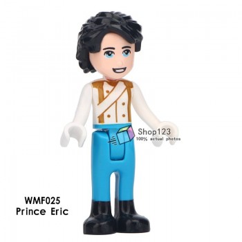Single Sale Princess Minifigured Girls Dolls Belle Beast Mulan Anna Elsa Cinderlla Movie Building Blocks Toys For Children Gift