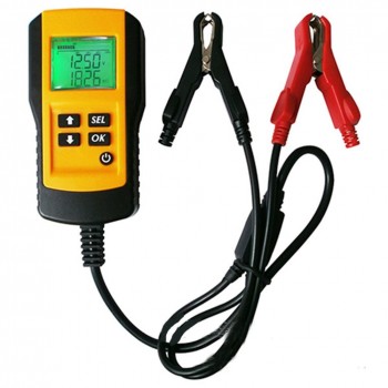 BEESCLOVER Digital Auto Vehicle Battery Analyzer Load Tester with LCD Backlight for 12V Car Battery LCD Display Automotive r30