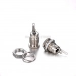 High Quality 2Pcs Mini DC30V 5A 5.5*2.1mm 2Pin Female Metal Power Supply Adapter Metal Jack Socket Plug Accessories Hot Sale