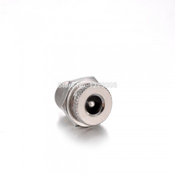 High Quality 2Pcs Mini DC30V 5A 5.5*2.1mm 2Pin Female Metal Power Supply Adapter Metal Jack Socket Plug Accessories Hot Sale