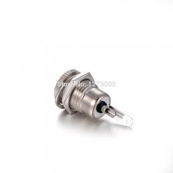 High Quality 2Pcs Mini DC30V 5A 5.5*2.1mm 2Pin Female Metal Power Supply Adapter Metal Jack Socket Plug Accessories Hot Sale