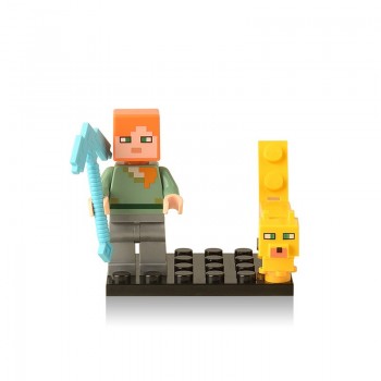 Single Sale B044 Legoing Minecraft Building Blocks Wither DIY Model Toy For Kids Compatible Minecraft My World Legoings Figures