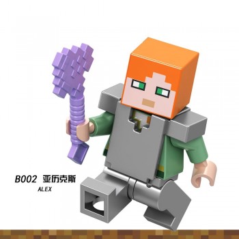 Single Sale B044 Legoing Minecraft Building Blocks Wither DIY Model Toy For Kids Compatible Minecraft My World Legoings Figures