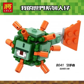 Single Sale B044 Legoing Minecraft Building Blocks Wither DIY Model Toy For Kids Compatible Minecraft My World Legoings Figures
