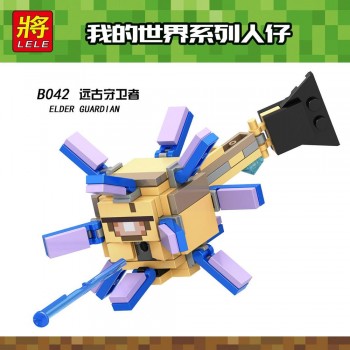 Single Sale B044 Legoing Minecraft Building Blocks Wither DIY Model Toy For Kids Compatible Minecraft My World Legoings Figures