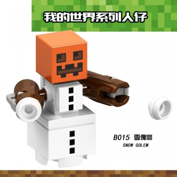 Single Sale B044 Legoing Minecraft Building Blocks Wither DIY Model Toy For Kids Compatible Minecraft My World Legoings Figures