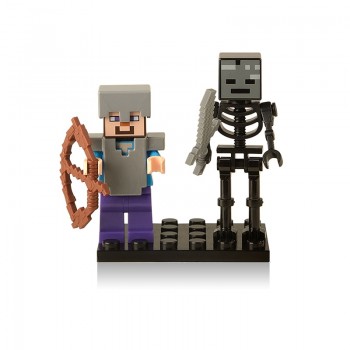 OLEKU Compatible legoings Single Sale DIY Bricks Style mini Zombie Steve Model Building Blocks Minecrafted Bricks figures Toys