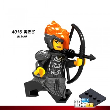 legoing Ninjagoes Figures Ninja Movie Master Wu Jie Kai Lloyd Card Run Snake kIDS Toys Ninjagoes Hotsale Building Blocks Bricks