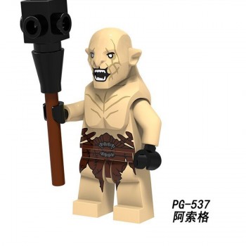 For legoing Lord of the Rings Bilbo Baggins Figures Dwarf Uruk Hais Orc Azog Yazneg Bombur Model Building Blocks Bricks Toys