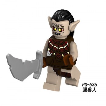For legoing Lord of the Rings Bilbo Baggins Figures Dwarf Uruk Hais Orc Azog Yazneg Bombur Model Building Blocks Bricks Toys