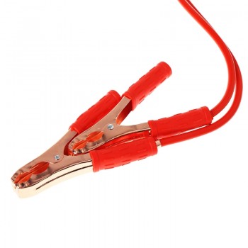 2M 500Amp Car Battery Booster Power Wire Line Emergency Cable Line Cable Clip