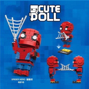 New Brickheadz Avengers 3 Infinity War Marvel Super Hero Brick Heads Ironman Spiderman Building Bocks Headz Kid Toy With Legoing