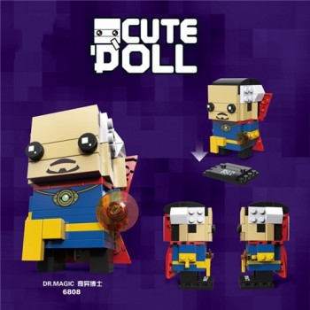 New Brickheadz Avengers 3 Infinity War Marvel Super Hero Brick Heads Ironman Spiderman Building Bocks Headz Kid Toy With Legoing
