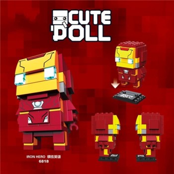 New Brickheadz Avengers 3 Infinity War Marvel Super Hero Brick Heads Ironman Spiderman Building Bocks Headz Kid Toy With Legoing