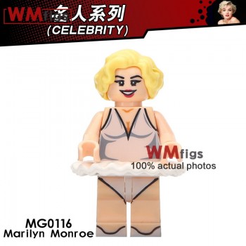Legoings Movie Stars Famous People Figures Legoings John Rambo Rocky Lara Croft Alpacino Tom Baker Building Blocks Kids Toys
