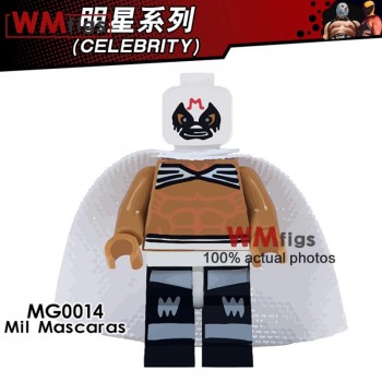 Legoings Movie Stars Famous People Figures Legoings John Rambo Rocky Lara Croft Alpacino Tom Baker Building Blocks Kids Toys