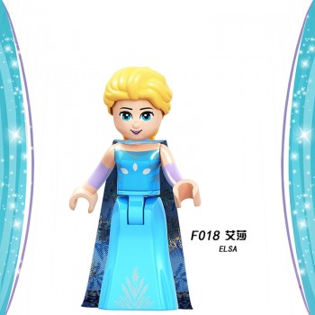 Beauty and The Beast Figures Elsa Mermaid Cinderella Belle princess Compatible LegoINGly Building Blocks Toys Gifts for Children