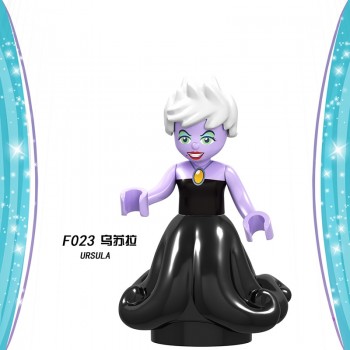 Beauty and The Beast Figures Elsa Mermaid Cinderella Belle princess Compatible LegoINGly Building Blocks Toys Gifts for Children