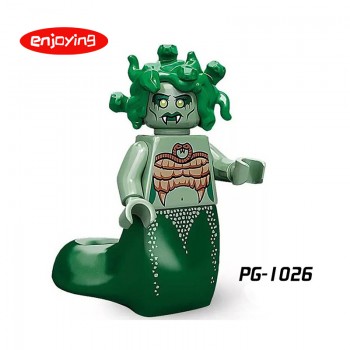 Beauty and The Beast Figures Elsa Mermaid Cinderella Belle princess Compatible LegoINGly Building Blocks Toys Gifts for Children