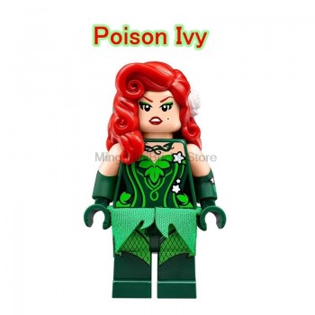 Legoing Batman Movie Poison Ivy Riddler Two Face Marvel DC Building Blocks Toys For Children Legoings Aciton Figures Bat man