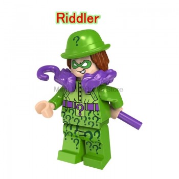 Legoing Batman Movie Poison Ivy Riddler Two Face Marvel DC Building Blocks Toys For Children Legoings Aciton Figures Bat man