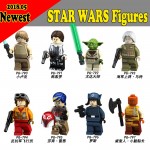 For LEGOING Star Wars Figures Yoda Luke Han Solo Rebel Pilots Sabine Wren Leia Starwars self Bricks Building Blocks Toys 75208