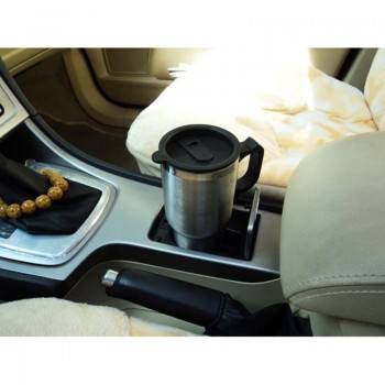 450ml Car Kettle Electric Water Kettle Portable Stainless Steel Cup Thermoses Car Styling