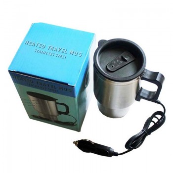 450ml Car Kettle Electric Water Kettle Portable Stainless Steel Cup Thermoses Car Styling