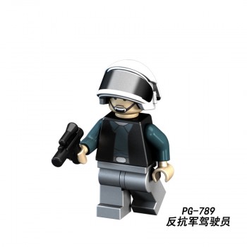 Single Sale StarWars Rey A wing pilot Hoth rebel Max Rebo Han solo Anakin Bricks Model Building Blocks Toys Star wars Figures