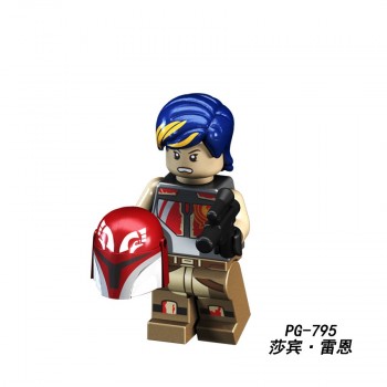 Single Sale StarWars Rey A wing pilot Hoth rebel Max Rebo Han solo Anakin Bricks Model Building Blocks Toys Star wars Figures