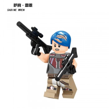 For legoing Star Wars Rey starwars Ki-Adi-Mundi Stormtrooper Pilot Luke Rebel Drivers Models Building Blocks Bricks Toys Figures