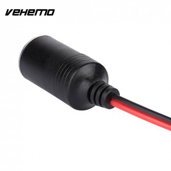Vehemo DC 12V Cars Take Electricity Cigarette Lighter Seat Auto Parts Universal Safety Fuse Adapter Plug Socket Motorcycles