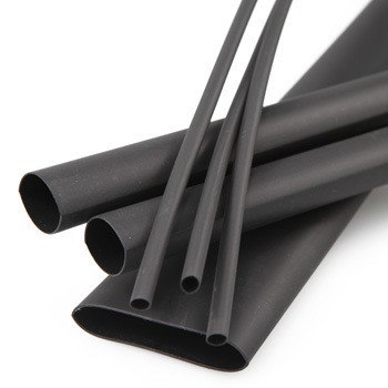 High Quality 6Pcs/Lot 2:1 Black 100cm Heat Shrink Tubing Tube 2mm 3mm 4mm 5mm 6mm 7mm Car Electrical Insulation Cable Kit