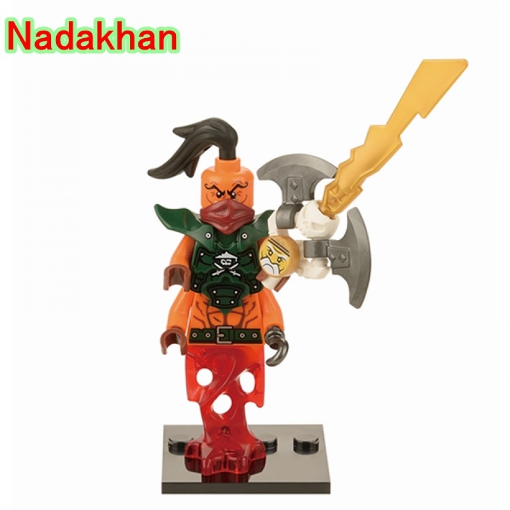 Nadakhan Tiny Dolls Single Legoing Ninjagoings Super Villains Pirate Model amp; Building Block Toy for Children Gift XH243 Legoings