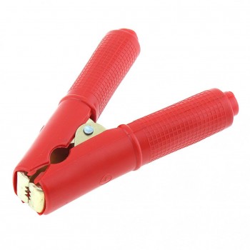 2 Pcs90mm 100A Pure Copper Car Vehicle Battery Test Alligator Clips with Soft Silica Gel Insulated Jacket